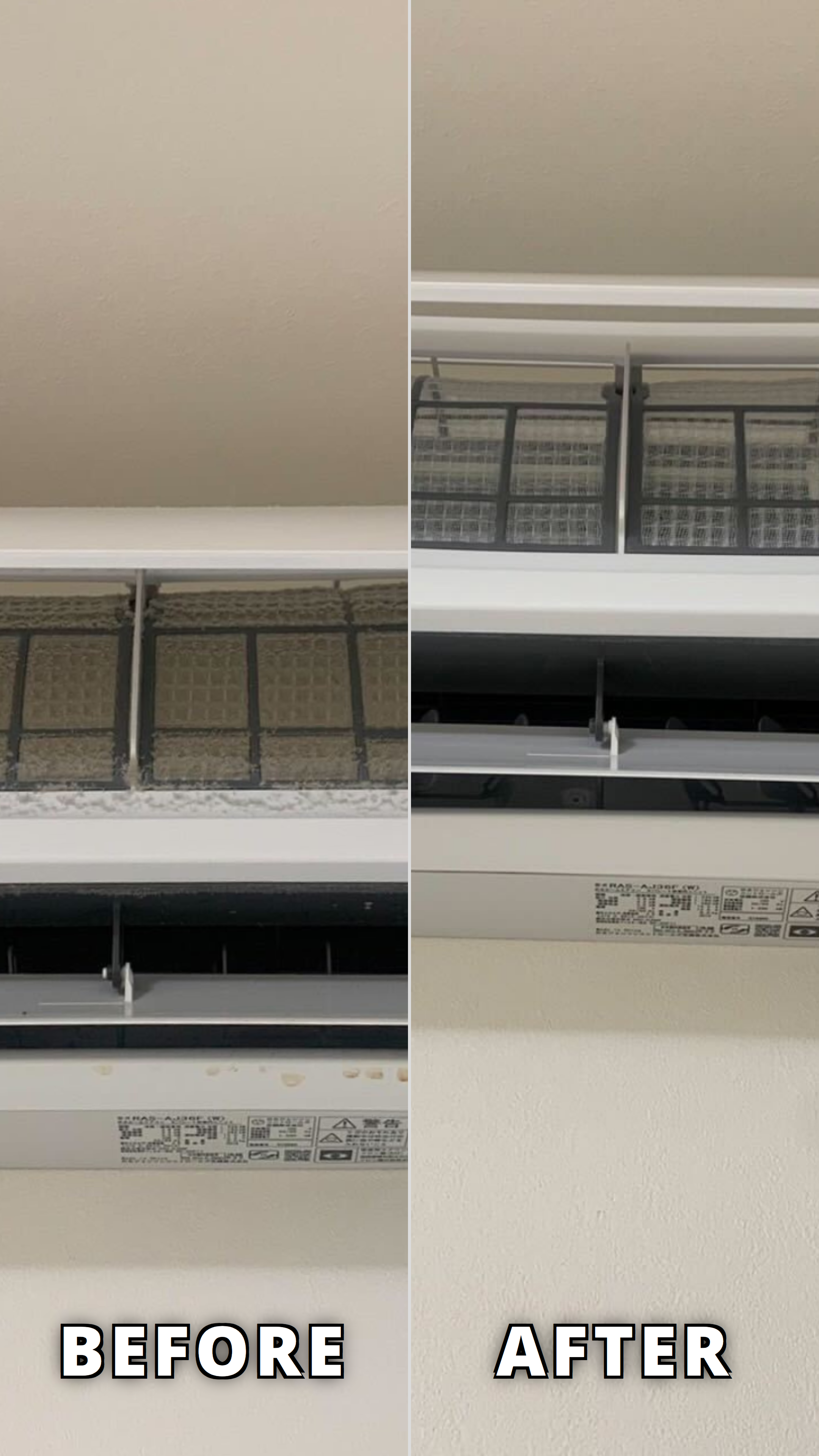 金沢市｜エアコン吹き出し口 クリーニング
